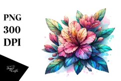 Vibrant Azalea Stained , Transparent PNG Product Image 1