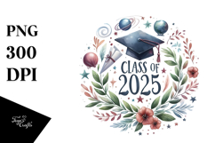 Digital Painting of Class of 2025 PNG Product Image 1