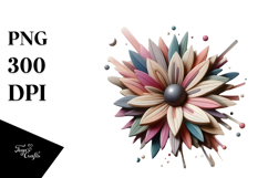 Stained Daisy PNG Product Image 1