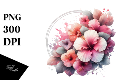 Hibiscus Flower Material PNG Product Image 1