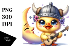 Vibrant Smiling Cute Baby Duck PNG Product Image 1