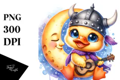 Vibrant Smiling Cute Baby Duck PNG Product Image 1