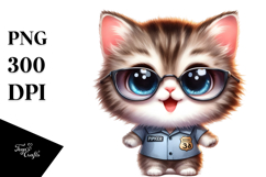 Cat with Sunglasses and Phishing Road | Sublimation | Product Image 1