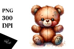 Colorful Plush Bear Sewed Product Image 3