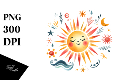 Smiling Sun PNG Product Image 1