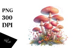 Detailed Pastel Glossy Mushroom, Transparent PNG Product Image 3