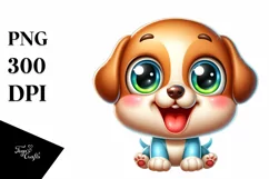 Colorful Labrador Retriever Cartoon Clipart Product Image 3