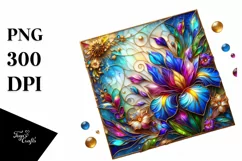 Watercolor Luxury Flower Splash Clipart Product Image 1
