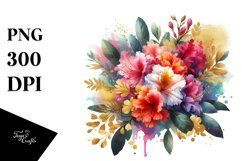 bouquet,Rhododendron Splash Clipart Product Image 3