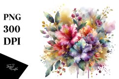 bouquet,Rhododendron Splash Clipart Product Image 3