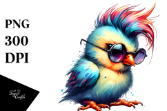 Cute Baby Bird Posing PNG Product Image 1