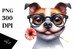 Contempt Dog with Big Eyes | Sublimation | Clipart Product Image 3