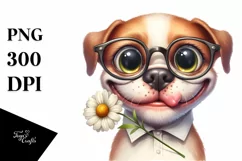 Contempt Dog with Big Eyes | Sublimation | Clipart Product Image 3