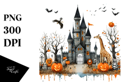 Halloween Castle Mouse, Transparent PNG Product Image 1