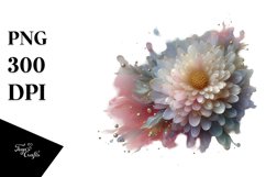 Pastel Chrysanthemum in , Transparent PNG Product Image 1