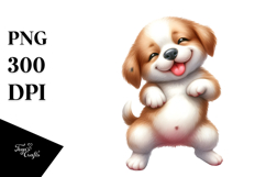 Funny Puppy Clipart for Summer Product Image 1