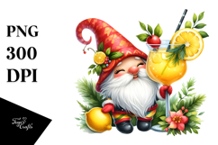 Whimsical Gnome with Lemon PNG Product Image 1