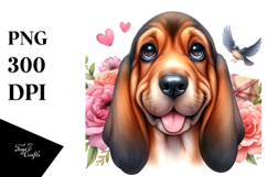 Happy Baby Bloodhound PNG Product Image 1