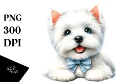 West Highland White Terrier PNG Product Image 1