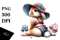 Baby Bunny Beachwear PNG Product Image 1