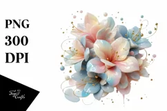 Glossy Azalea Made of Material PNG Product Image 1
