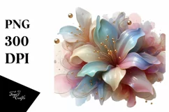 Glossy Azalea Made of Material PNG Product Image 3