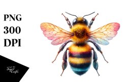 Colorful Baby Bee Splash | Clipart Product Image 3