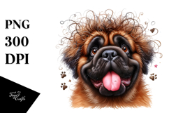 Cute Happy Bullmastiff PNG Product Image 1