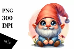 Expressive Gnome Portrait, High-Res PNG Product Image 1