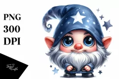 Expressive Gnome Portrait, High-Res PNG Product Image 3