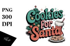 Cookies for Santa Christmas Png Product Image 5