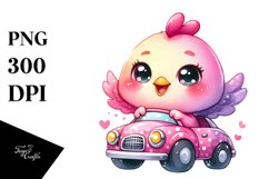 Colorful Baby Chicken PNG Product Image 1