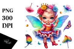 Fairy in Flamenco Dancer&#039;s Outfit PNG Product Image 3