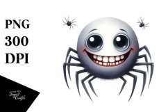 Funny Halloween Spider Smile | Sublimation | Clipart Product Image 3
