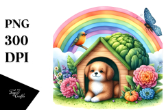 Colorful Dog Vegetable | Sublimation, Clipart Product Image 1