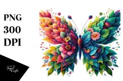 Vibrant Abstract Butterfly PNG Product Image 3