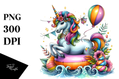 Simple Vibrant Unicorn Pumpin Drawing | Clipart Product Image 1