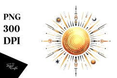 Simple Sun PNG Product Image 1
