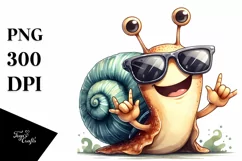 Funny Snail Rocker Sign | Clipart Product Image 1