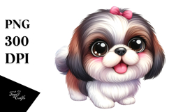 Cute Shih Tzu PNG Product Image 1