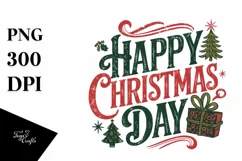 Happy Christmas Day Christmas Png Product Image 1