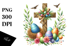 Easter Cross PNG Product Image 1