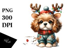 Expressive Cocker Spaniel PNG Product Image 1