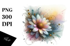 Daisy with Golden Insertions | Clipart Product Image 1