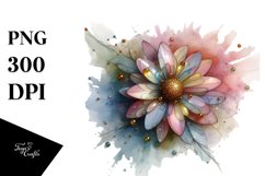 Daisy with Golden Insertions | Clipart Product Image 3