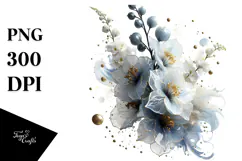 Glossy Delphinium, Transparent PNG Product Image 1