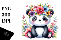 Cartoon-Style Panda PNG Product Image 1
