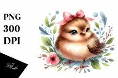 Cute Baby Bird, Transparent PNG Product Image 1