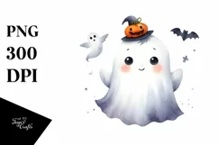 Halloween Baby Ghost, Transparent PNG Product Image 3