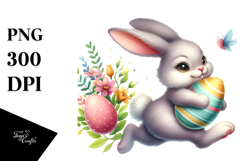 Running Bunny with Easter Egg Product Image 1